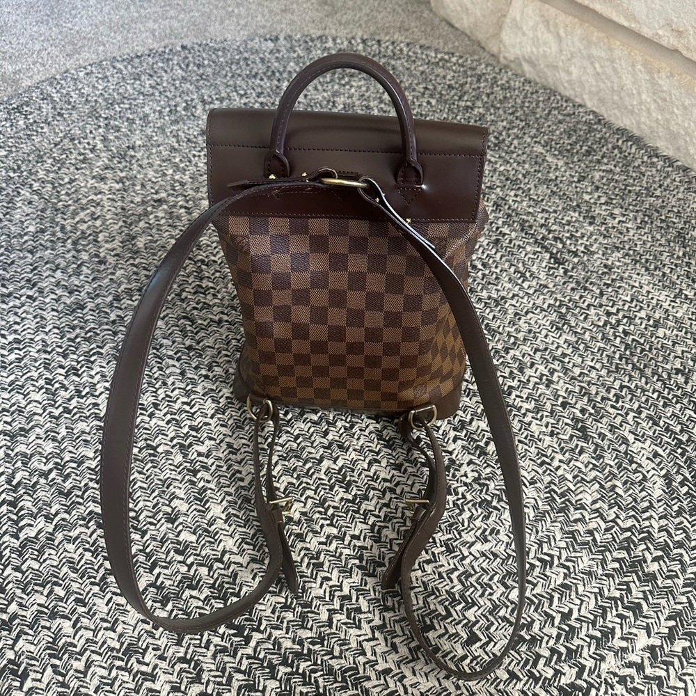 Louis Vuitton Brown Checkered Backpack - Picture 2 of 16